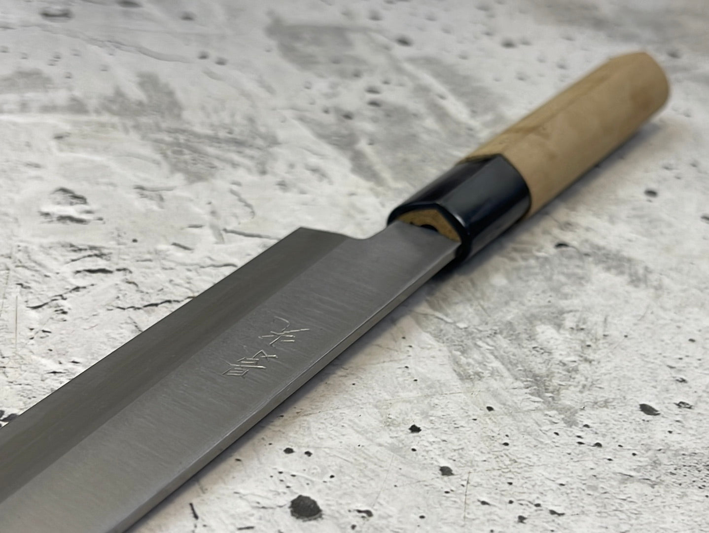 Vintage Japanese Yanagiba Knife 200mm Made in Japan  🇯🇵 Carbon Steel 846