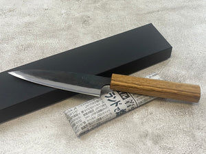 Tsukasa Shiro Kuro 120mm Yanagi- Shirogami Steel - Oak Octagnon Handle