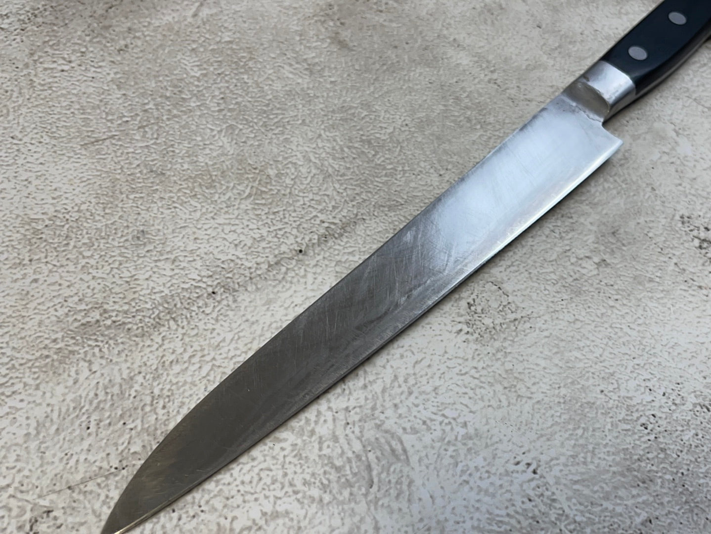 Vintage Japanese Yanagiba Knife 230mm Made in Japan 🇯🇵 High Carbon Steel 560