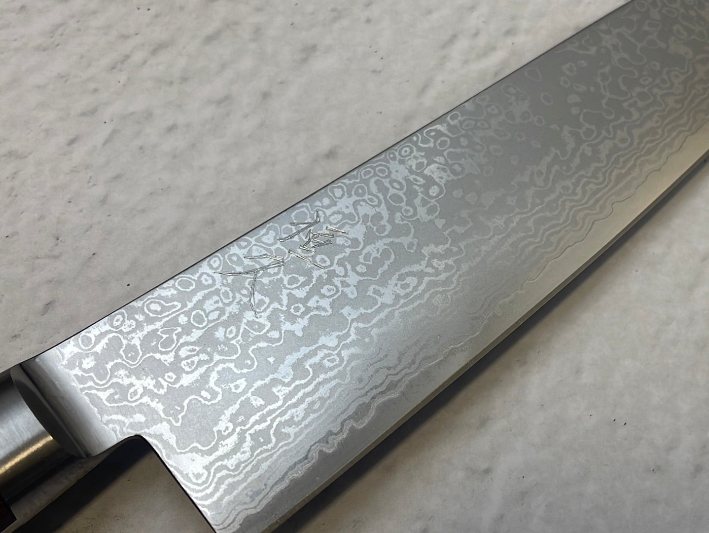 Tsunehisa VG10 33layers Damascus Steel Santoku 180mm Red Pakka Wood Handle - Made in Japan 🇯🇵