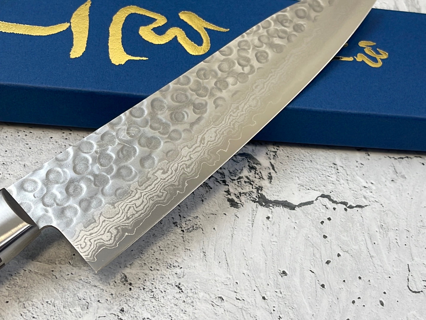 Tsunehisa VG10 Santoku 180mm Brown Pakka Handle Made in Japan 🇯🇵