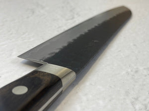 Tsunehisa AS Stainless Santoku Knife 180mm - Made in Japan 🇯🇵 Brown Pakka Wood Handle