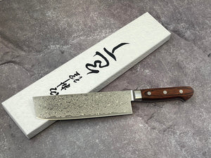 Tsunehisa ZA18 Nakiri Knife 160mm Pakka Wood Handle - Made in Japan 🇯🇵