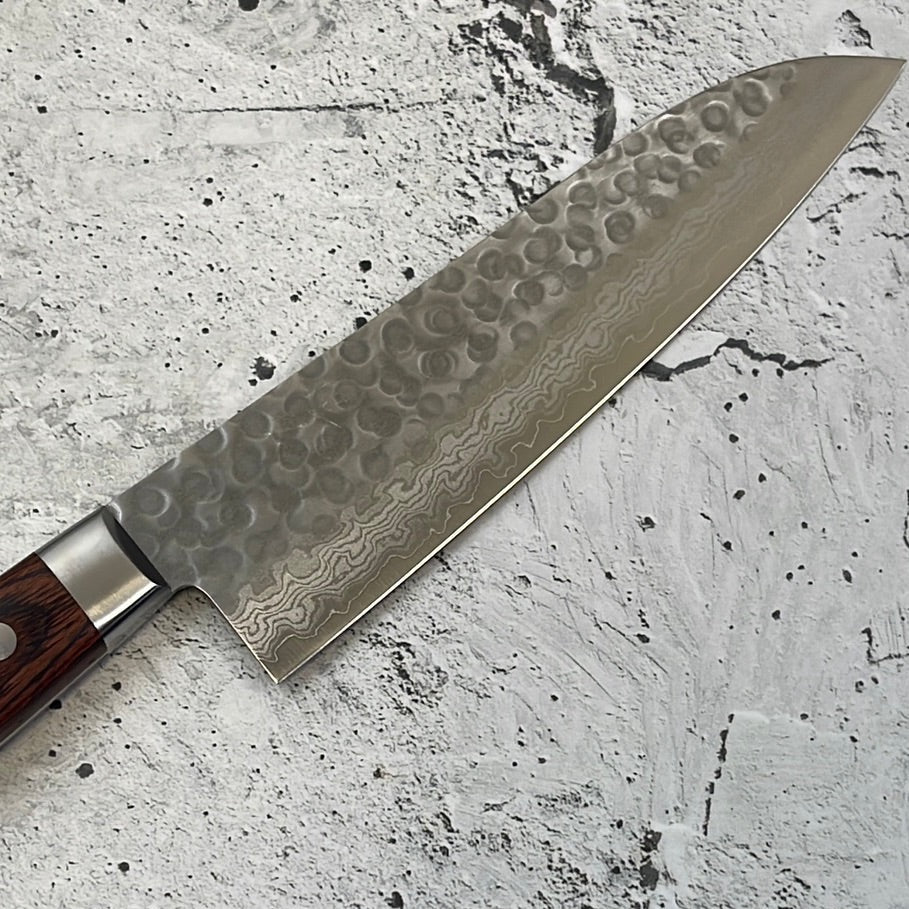 Tsunehisa VG10 Santoku 180mm Brown Pakka Handle Made in Japan 🇯🇵