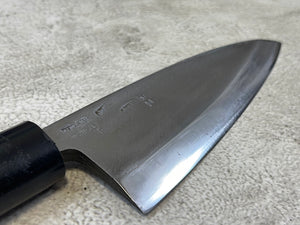 Vintage Japanese Deba Knife 150mm  Single Bevel Made in Japan 🇯🇵 Carbon Steel 1169