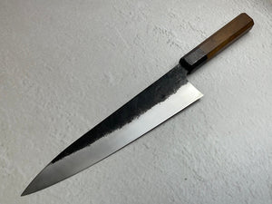 Gyuto 230mm (2022 Profile) Kurouchi Jatiwood and Rosewood Timber Handle