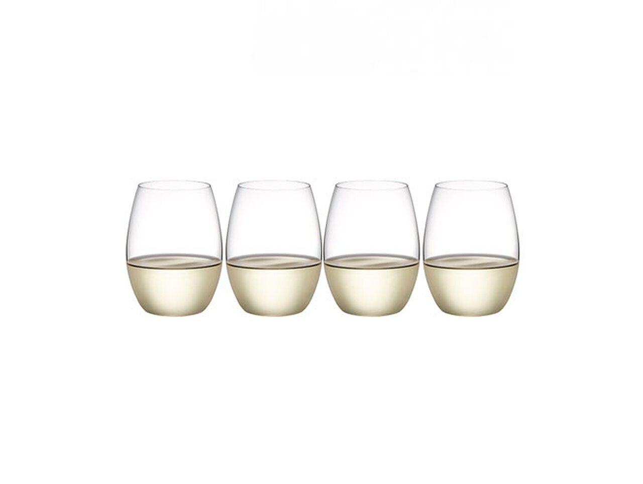 Plumm Stemless WHITE+ Wine Glass (Four Pack)