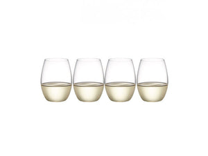 Plumm Stemless WHITE+ Wine Glass (Four Pack)