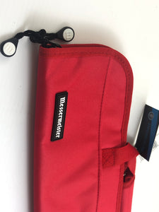 Messermeister Knife Roll Red 5 Pocket Padded