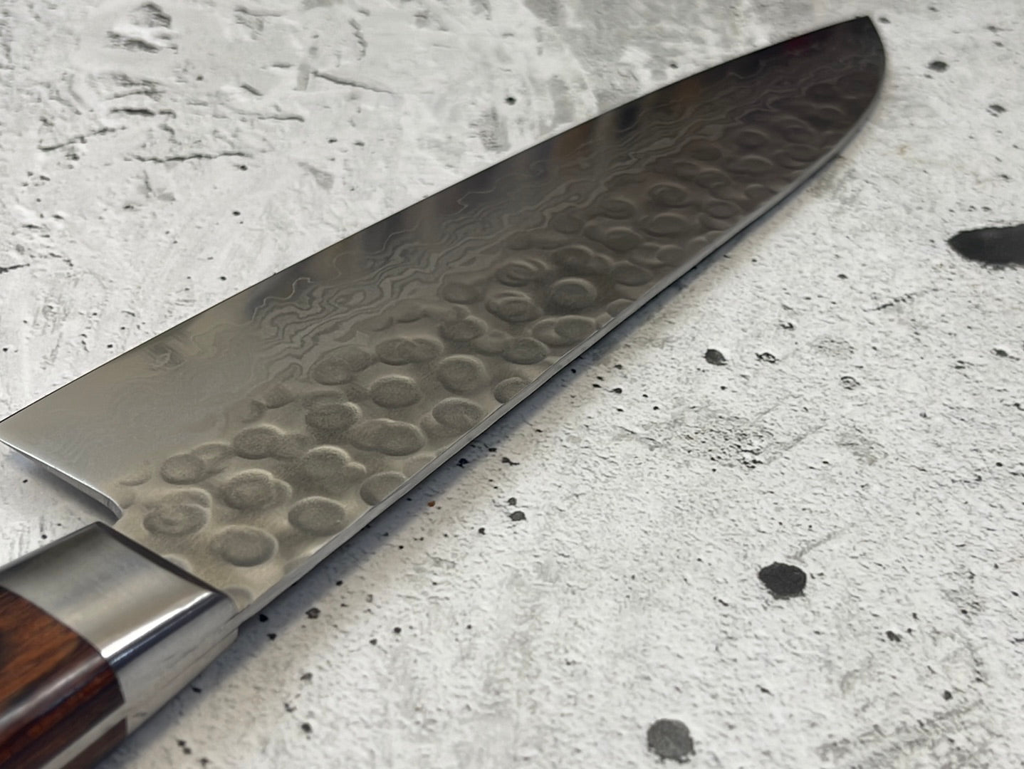 Tsunehisa VG10 Santoku 180mm Brown Pakka Handle Made in Japan 🇯🇵