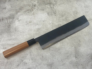 Hinokuni Shirogami #1 Nakiri Knife 240mm Cherry Wood Handle - Made in Japan 🇯🇵