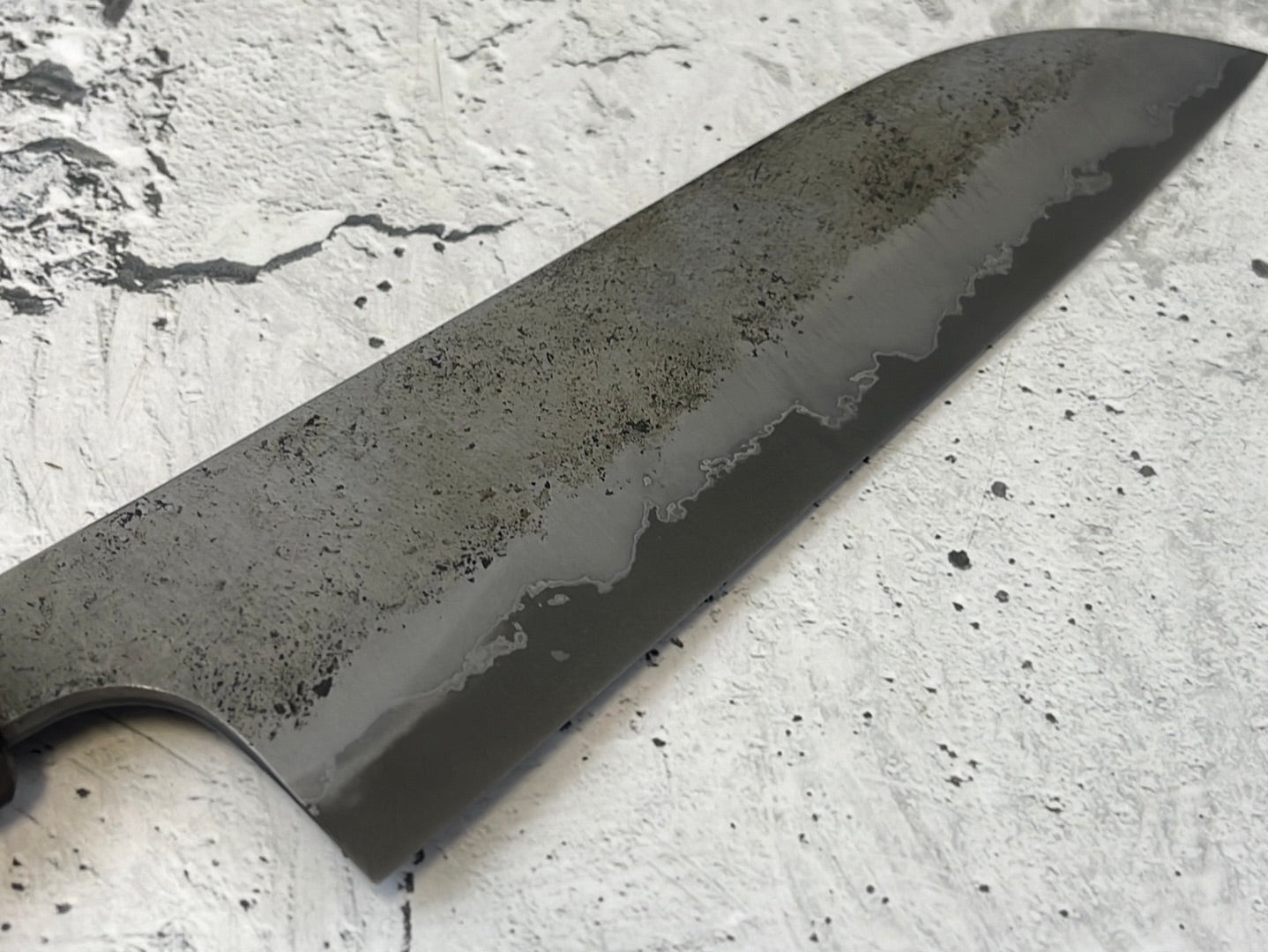 SanMai Santoku 180mm Nashiji Etched, Jatiwood & Rosewood Handle