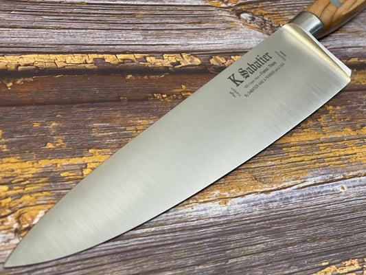 K Sabatier Chef Knife 230mm - HIGH CARBON STEEL - OLIVE WOOD HANDLE
