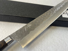Load image into Gallery viewer, Tsunehisa AUS-8 Tsuchime Sujihiki Knife 270mm Brown Pakka Wood - Made in Japan 🇯🇵