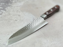 Load image into Gallery viewer, Japanese V10 Damascus Steel Tomita Gyuto Knife 180mm - Made in Sakai 🇯🇵 Japan