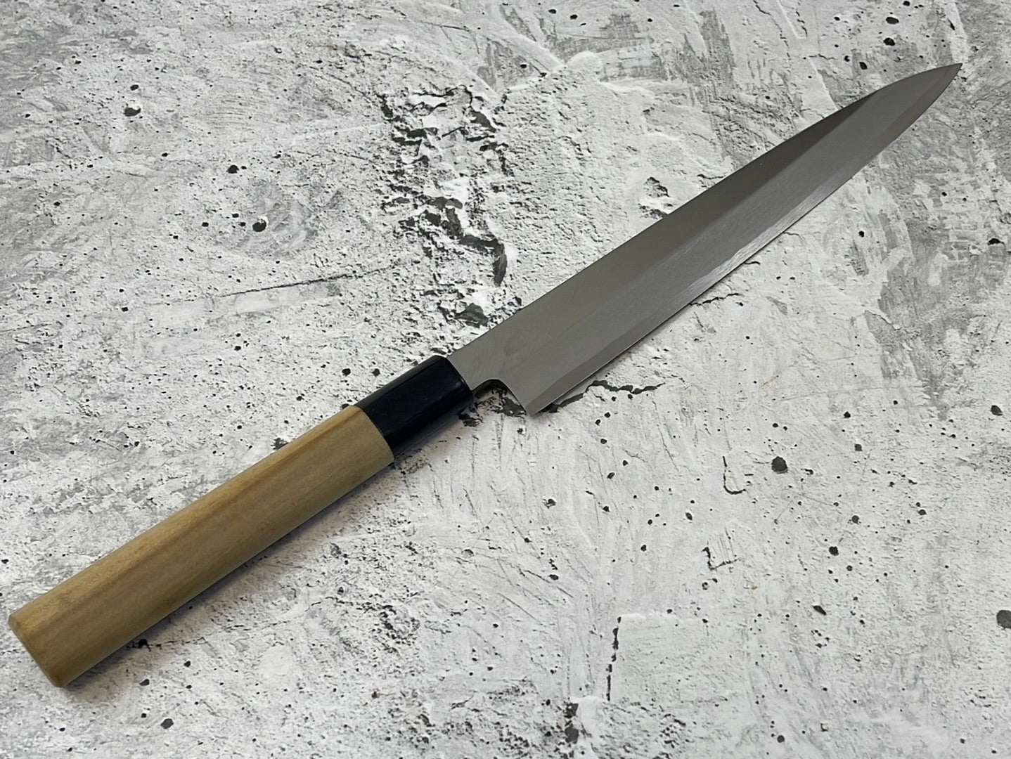 Vintage Japanese Yanagiba Knife 200mm Carbon Steel Made in Japan 845