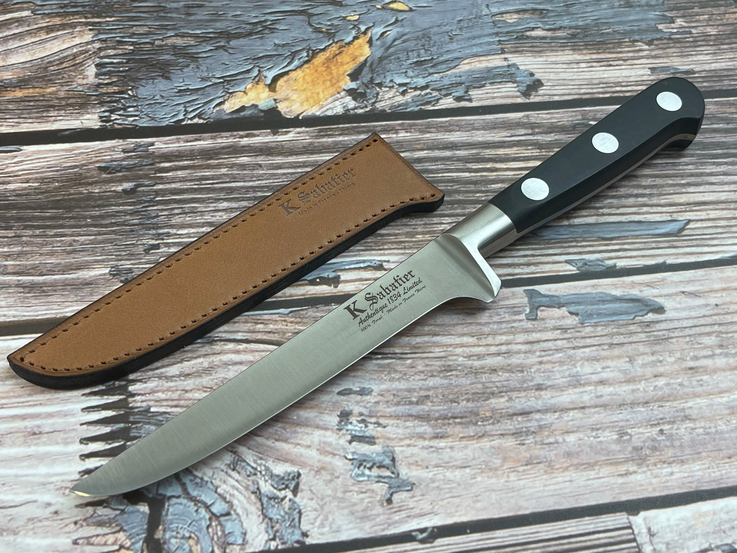 K Sabatier Limited Edition 1834 Authentique Boning Knife 127mm - HIGH CARBON STEEL Made In France