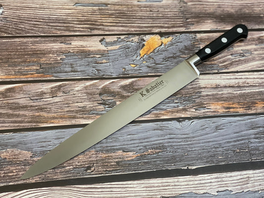K Sabatier Authentique Slicing Knife 300mm - HIGH CARBON STEEL Made In France