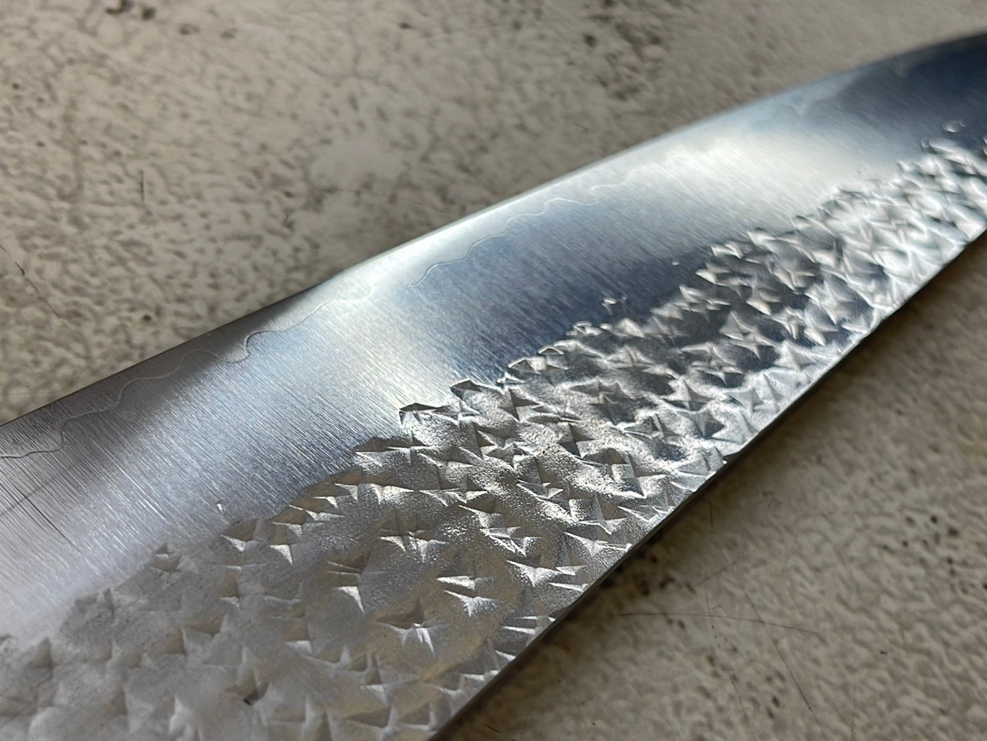 Yu Kurosaki R2(SG2) Hammered SENKO-EI WA RS8H Japanese Gyuto 210mm with Brown-Ring Octagonal Handle