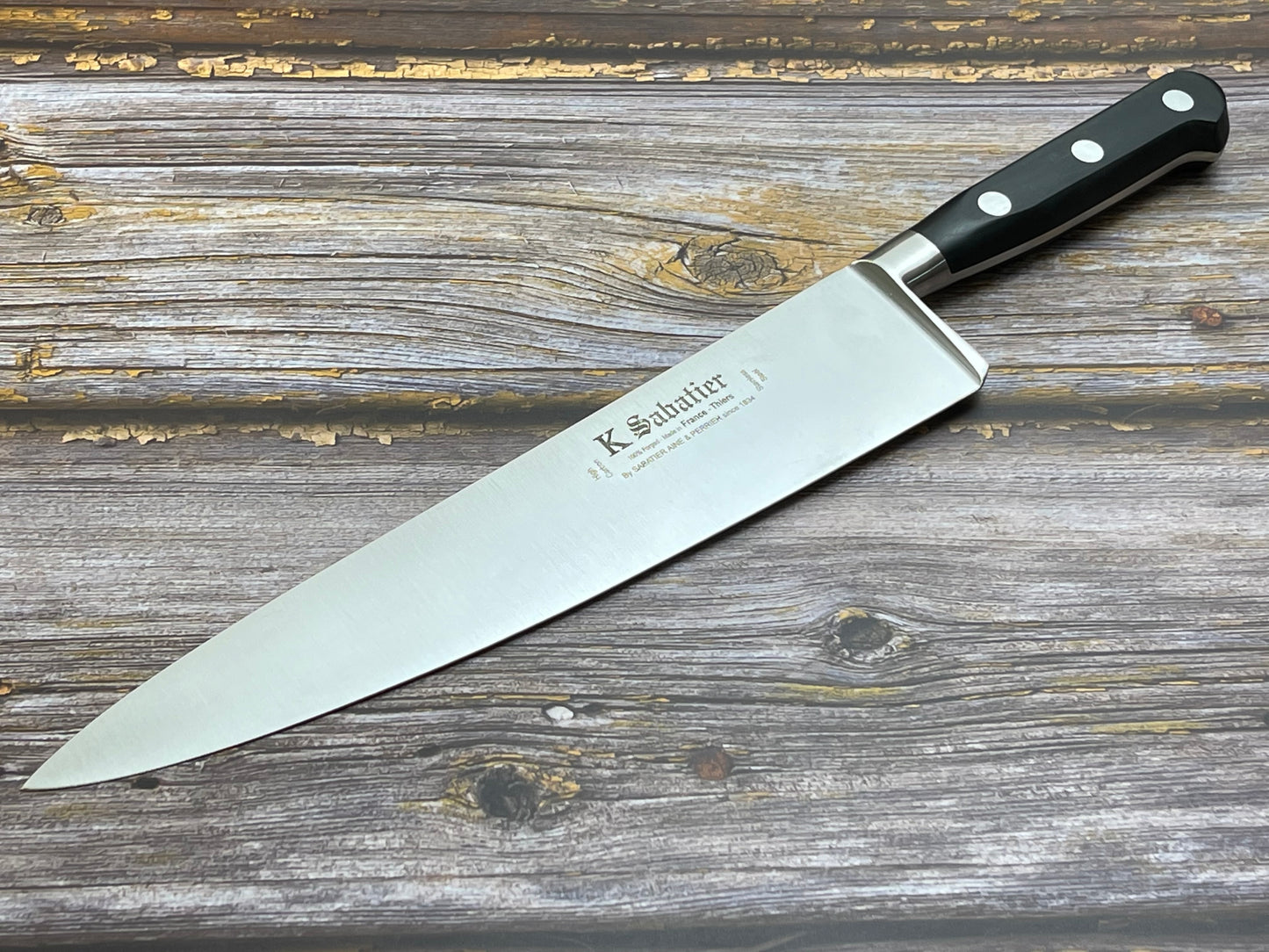 K Sabatier Authentic Chef's Knife 25cm - HIGH CARBON STEEL - Made in France