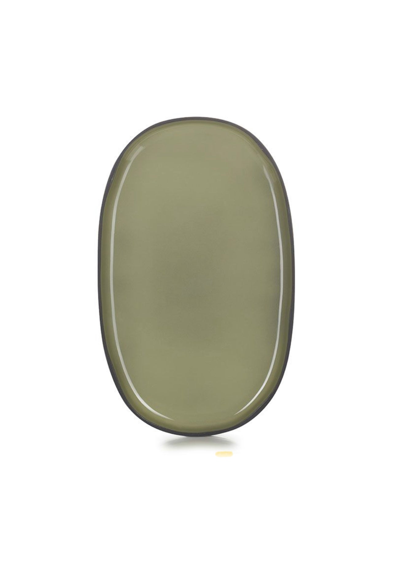 Revol Caractère Oval Serving Plate 35cm - Cardamom