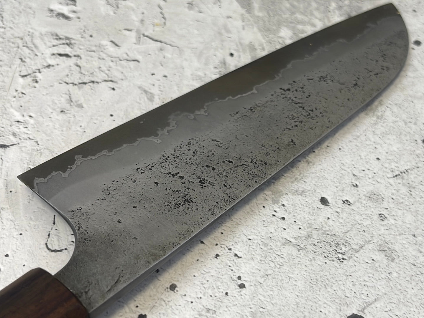 SanMai Santoku 180mm Nashiji Etched, Jatiwood & Rosewood Handle