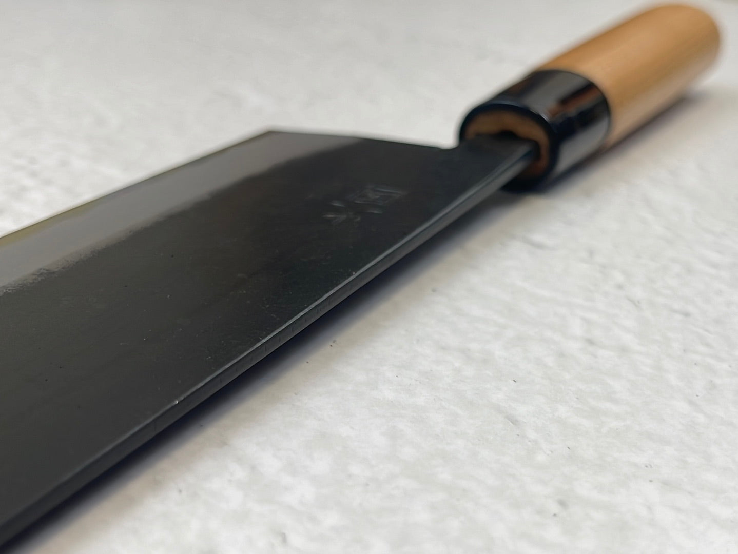 Hinokuni Shirogami #1 Nakiri Knife 210mm Cherry Wood Handle - Made in Japan 🇯🇵