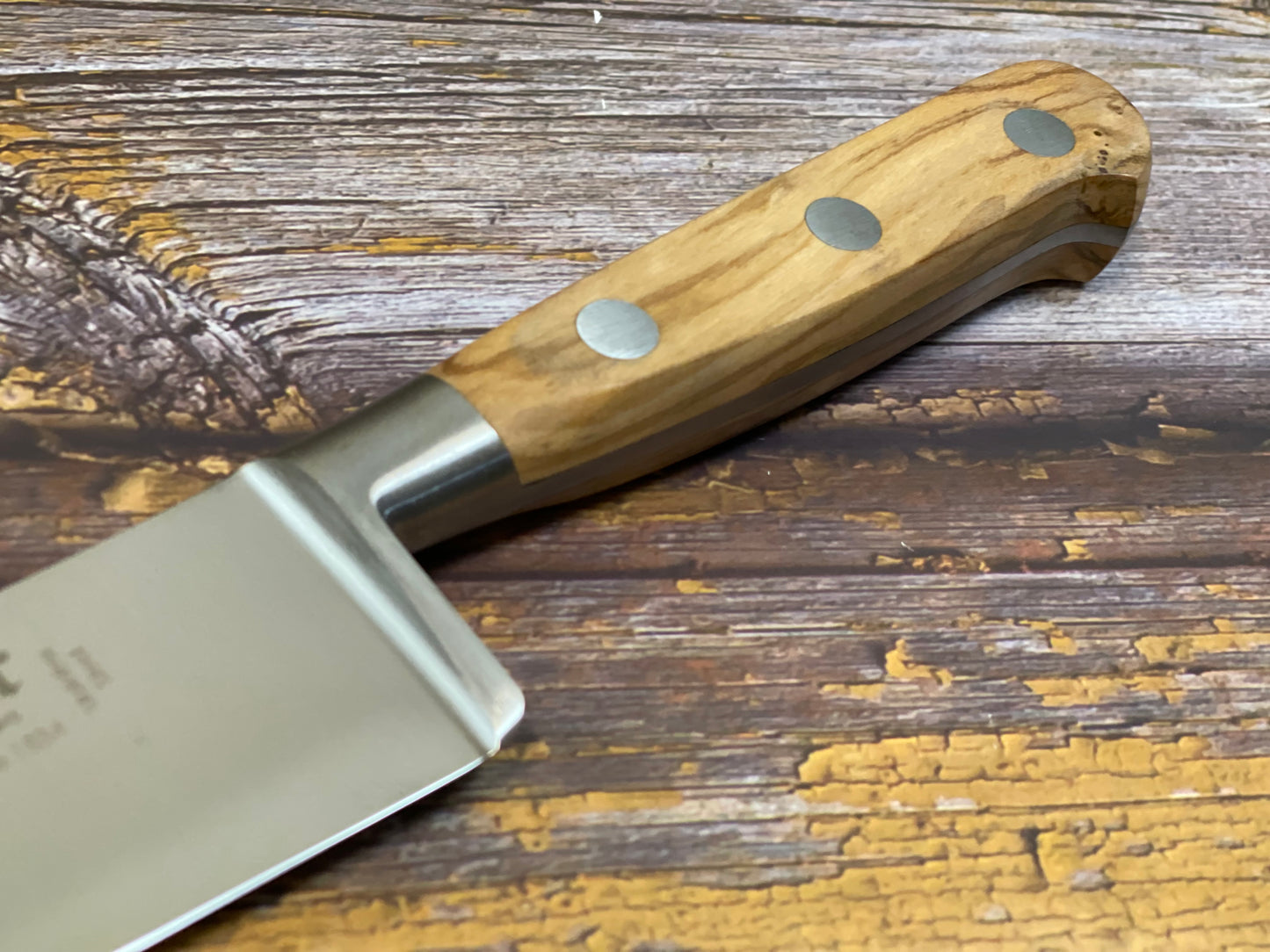 K Sabatier Chef Knife 200mm - HIGH CARBON STEEL - OLIVE WOOD HANDLE