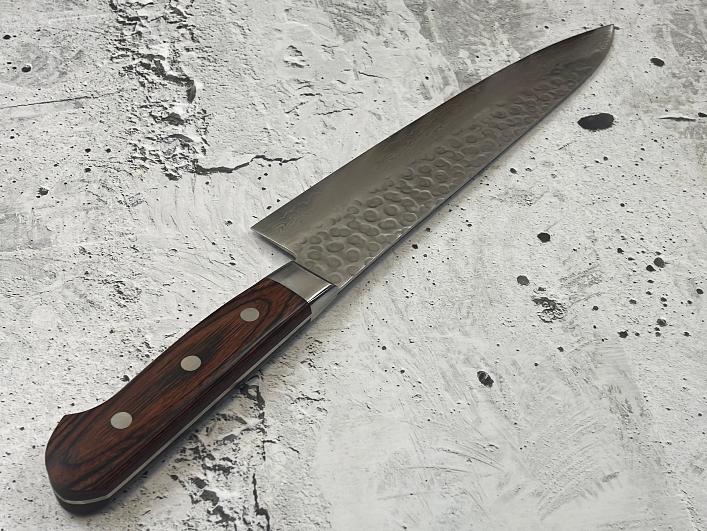 Tsunehisa VG10 Brown Pakka Gyuto Knife 240mm - Made in Japan 🇯🇵