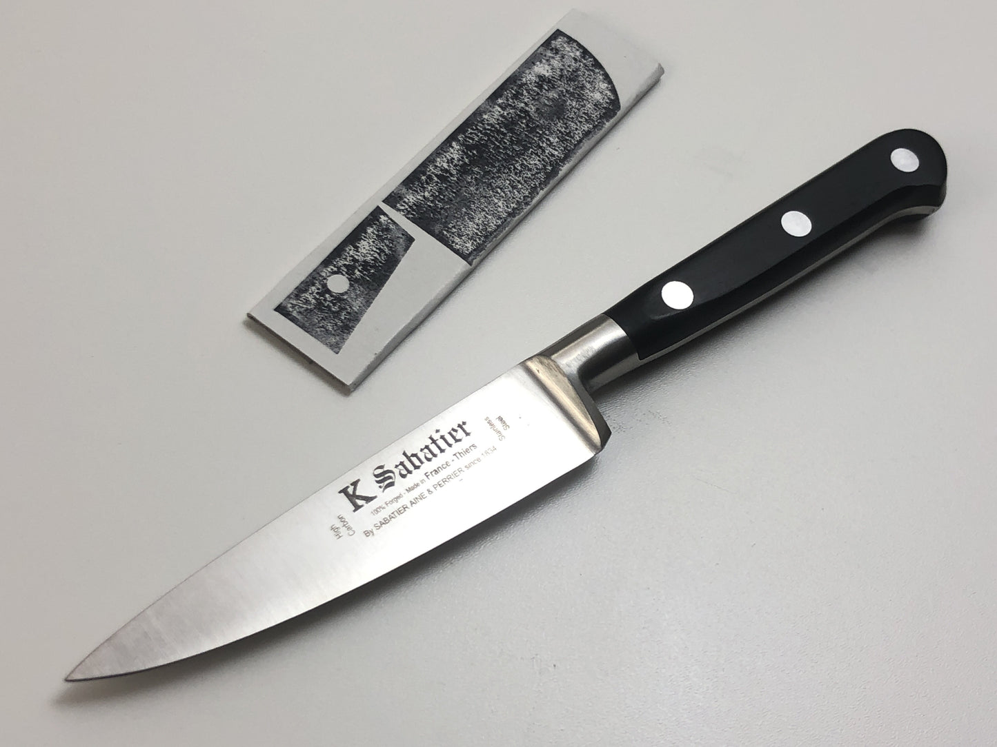 Sabatier Paring Knife 100mm - HIGH CARBON STEEL Made In France