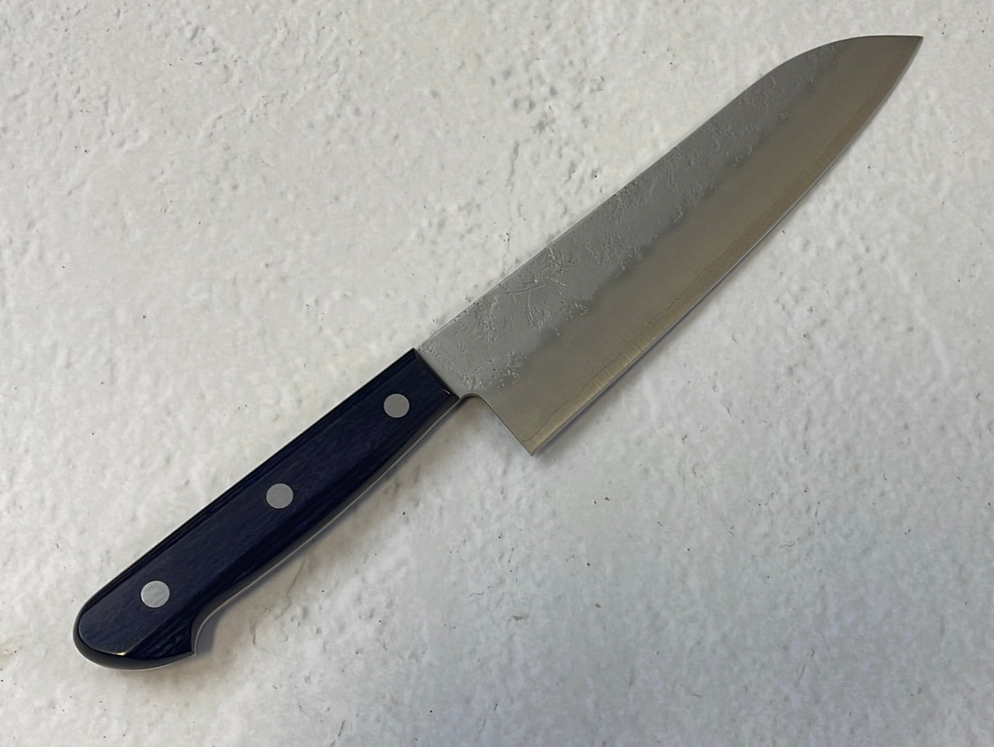 Tsunehisa G3 Nashiji Purple Santoku 180mm - Made in Japan 🇯🇵