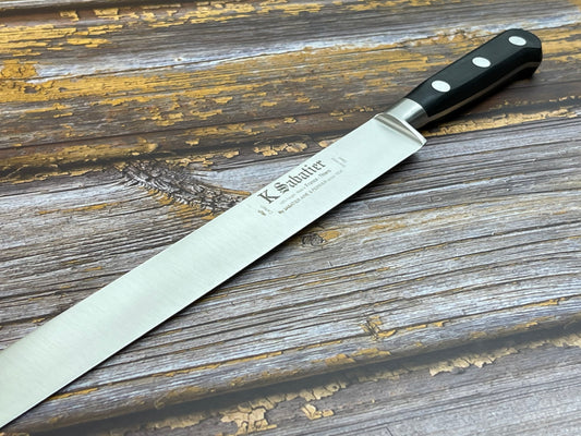 K Sabatier Authentique Ham knife 30cm - HIGH CARBON STEEL 300mm Made In France