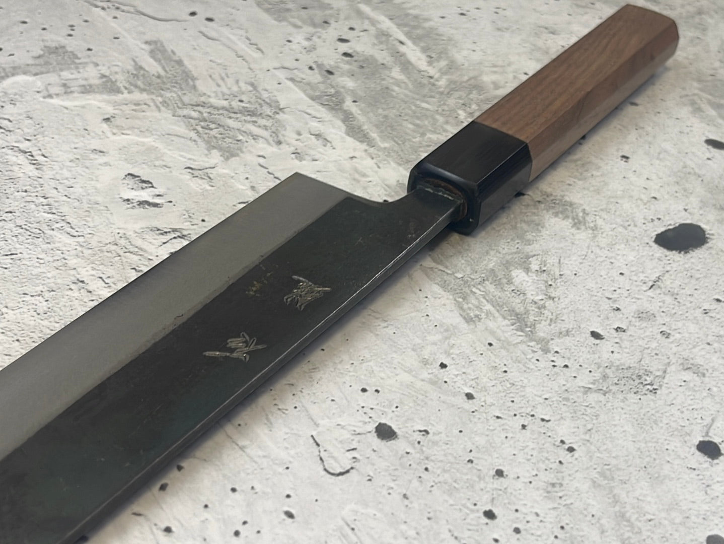 Yoshimune Kurouchi Gyuto 270mm ( 10.6 in) Aogami(Blue) No.2 Double-Bevel