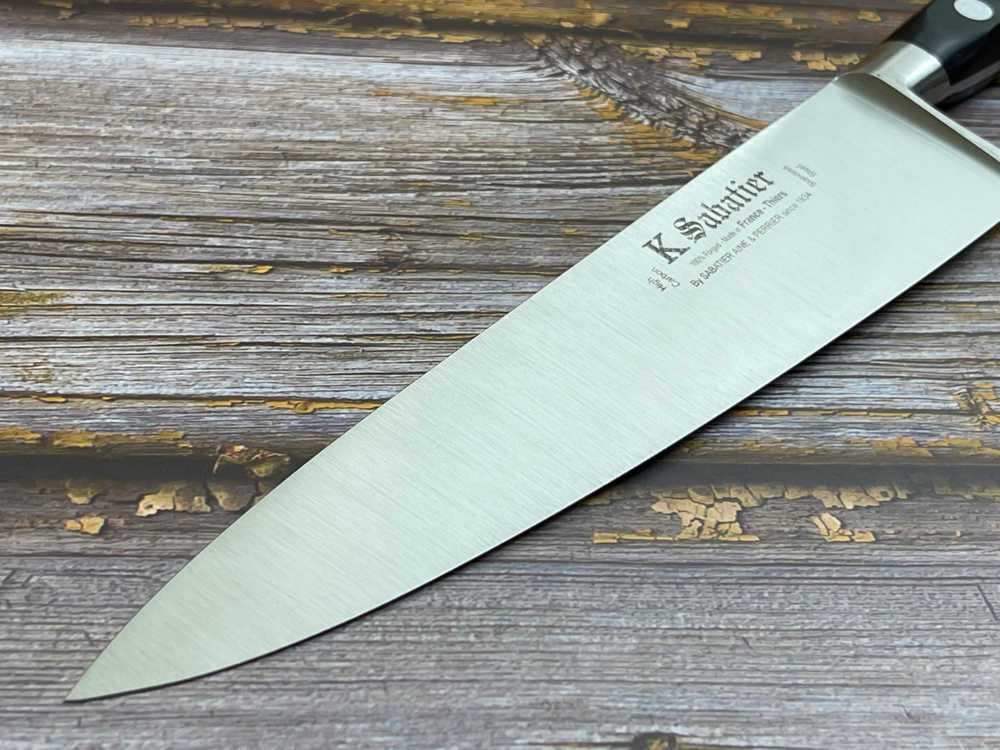 K Sabatier Authentique Chef's Knife 23cm - HIGH CARBON STEEL Made In France
