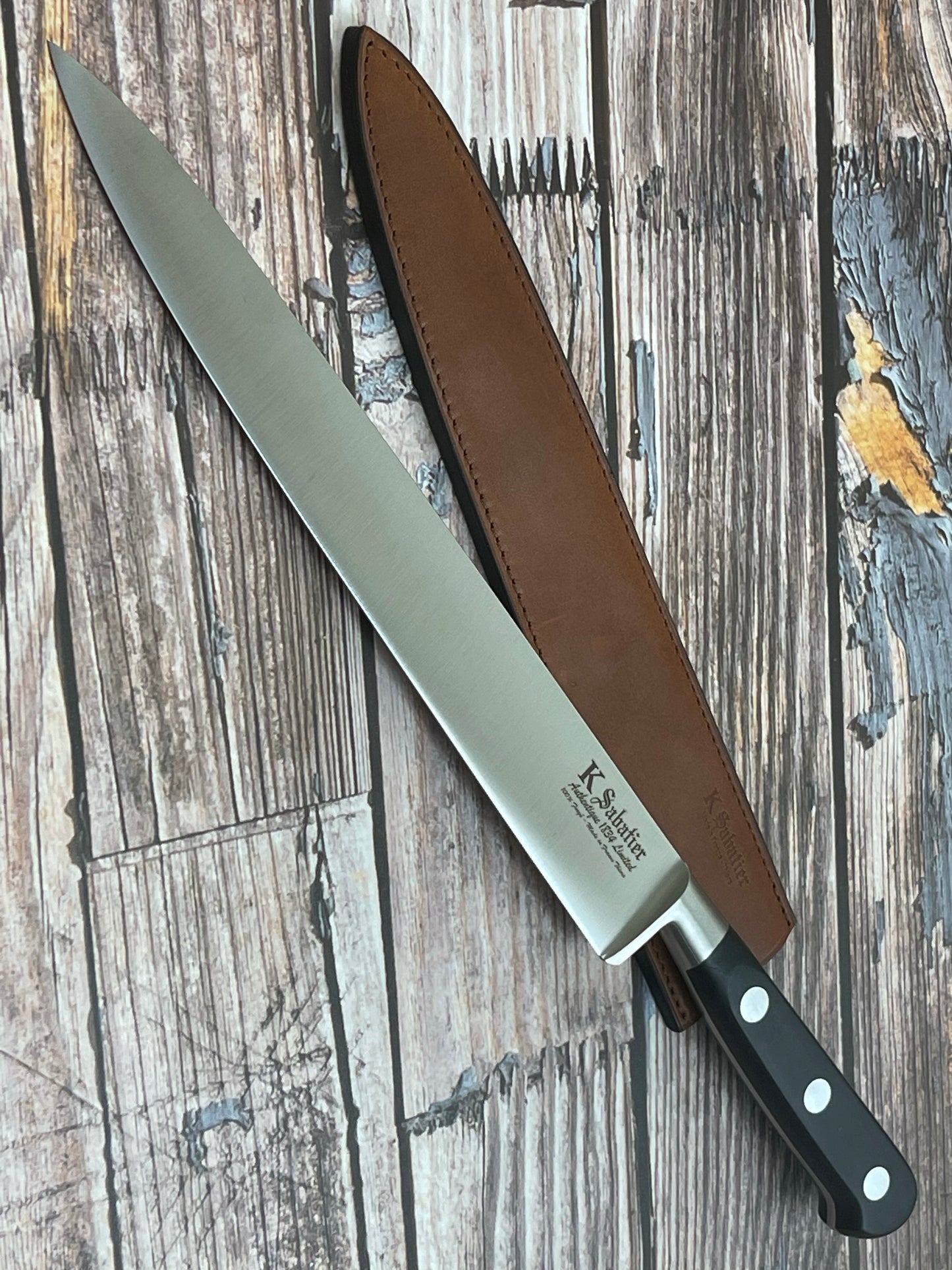 K Sabatier Limited Edition 1834 Authentique Slicing Knife 250mm - HIGH CARBON STEEL Made In France