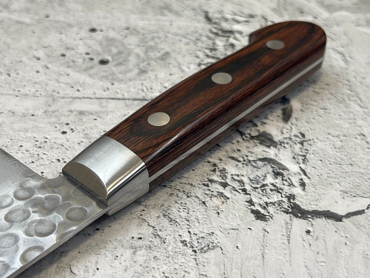 Tsunehisa VG10 Santoku 180mm Brown Pakka Handle Made in Japan 🇯🇵