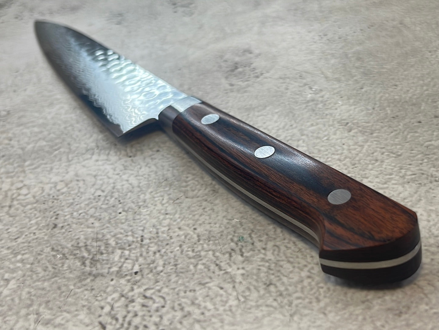 Tsunehisa VG10 Brown Pakka Petty 135mm - Made in Japan 🇯🇵