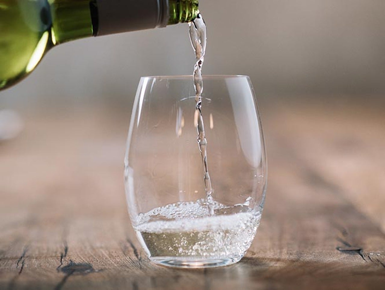 Plumm Stemless WHITE+ Wine Glass (Four Pack)