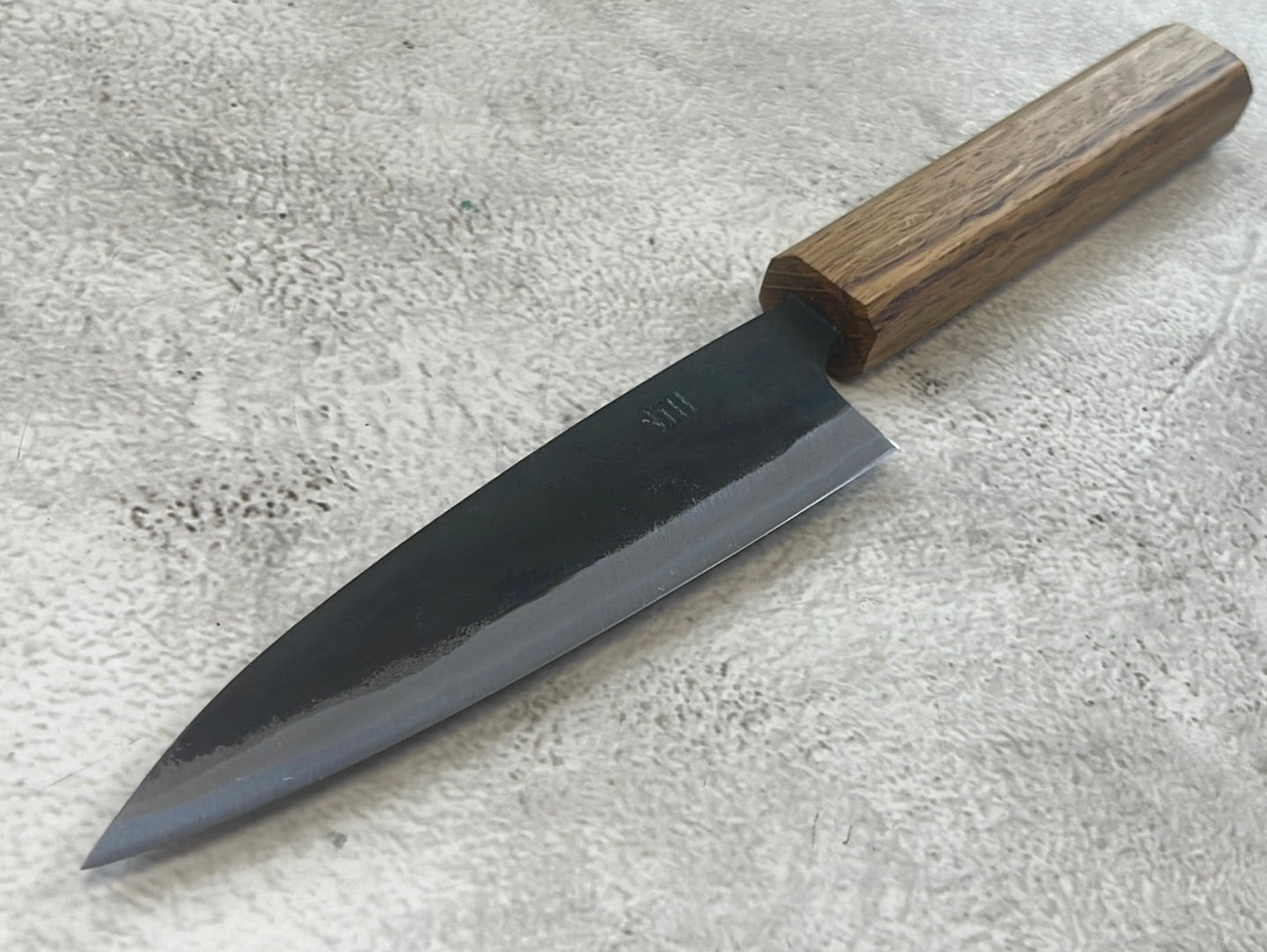 Tsukasa Shiro Kuro 120mm Yanagi- Shirogami Steel - Oak Octagnon Handle