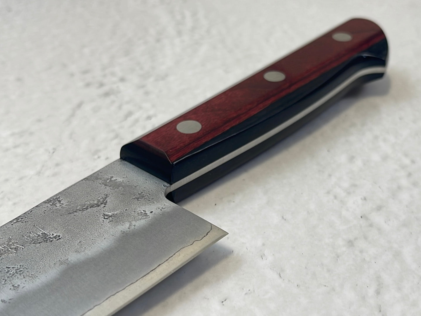 Tsunehisa G3 Nashiji Red Gyuto 180mm - Made in Japan 🇯🇵