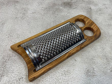 Load image into Gallery viewer, Berard Medium Flat Parmesan Cheese Grater Olive Wood