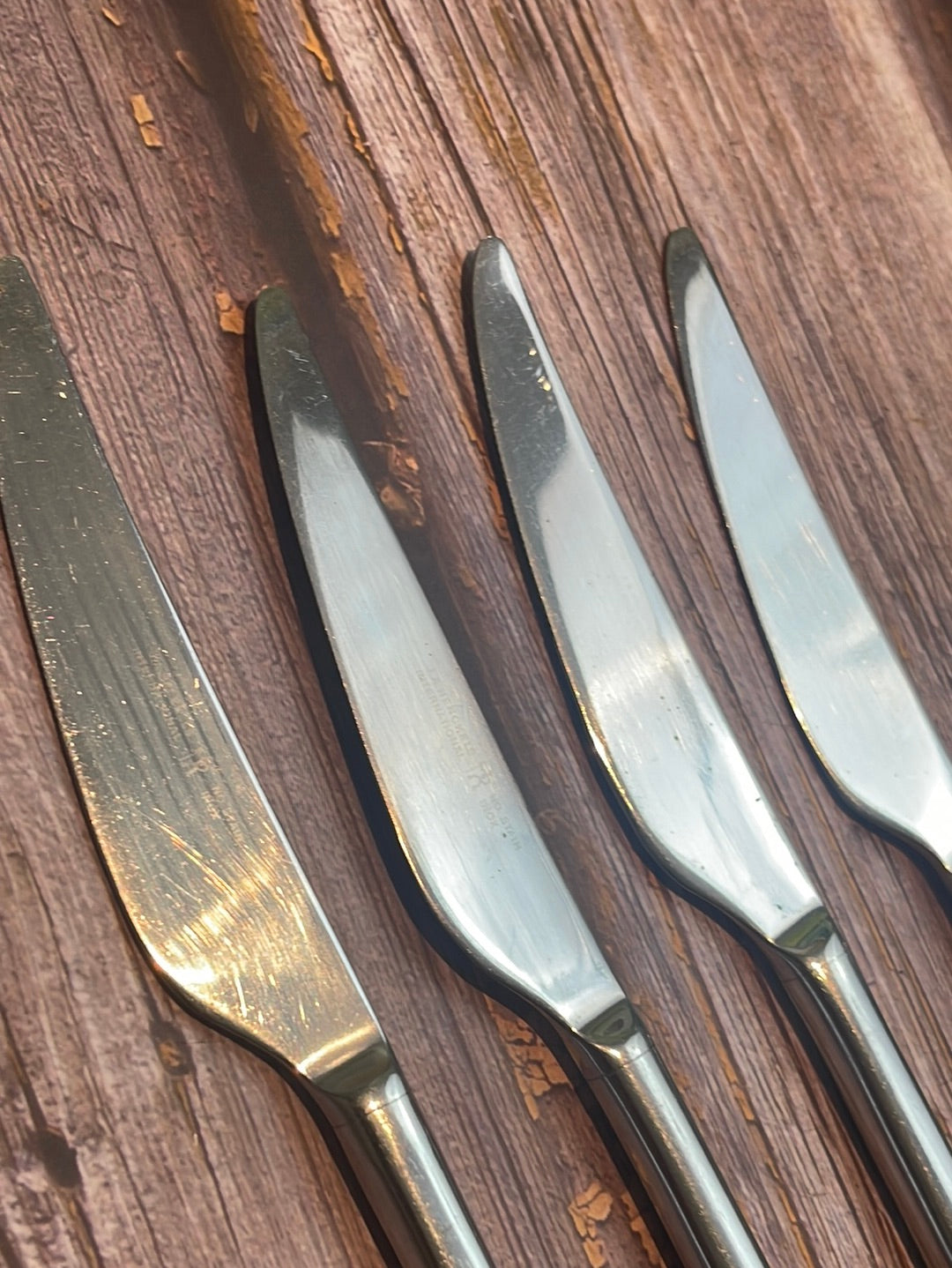 Vintage J. A. Henckles Cutlery Steak knife Set 4x  Stainless Steel Made in Germany 🇩🇪