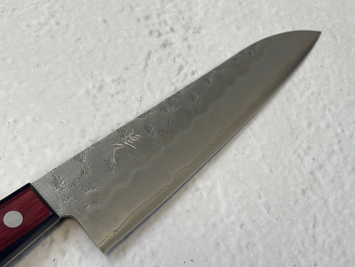 Tsunehisa G3 Nashiji Red Gyuto 180mm - Made in Japan 🇯🇵