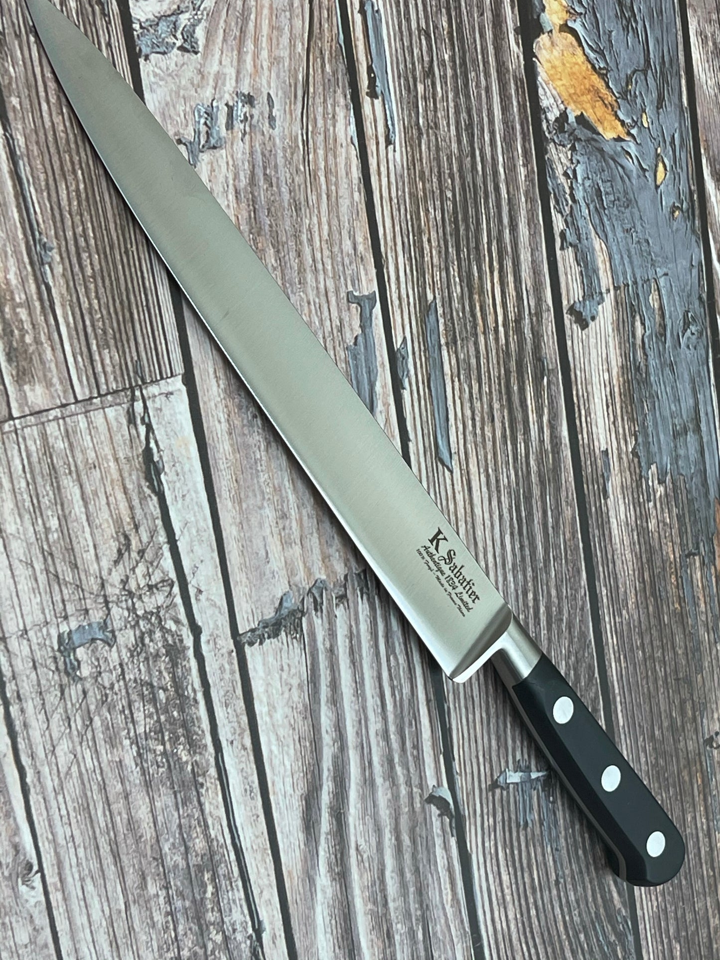 K Sabatier Limited Edition 1834 Authentique Slicing Knife 250mm - HIGH CARBON STEEL Made In France