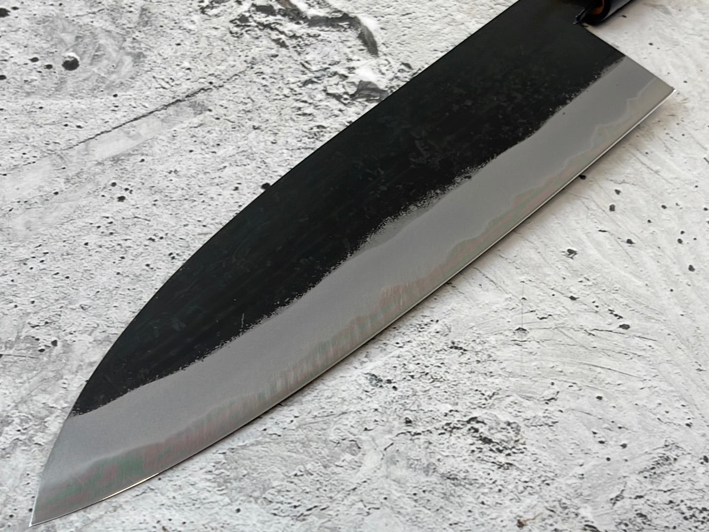 Hinokuni Shirogami #1 Santoku Knife 180mm Cherry Wood Handle - Made in Japan 🇯🇵