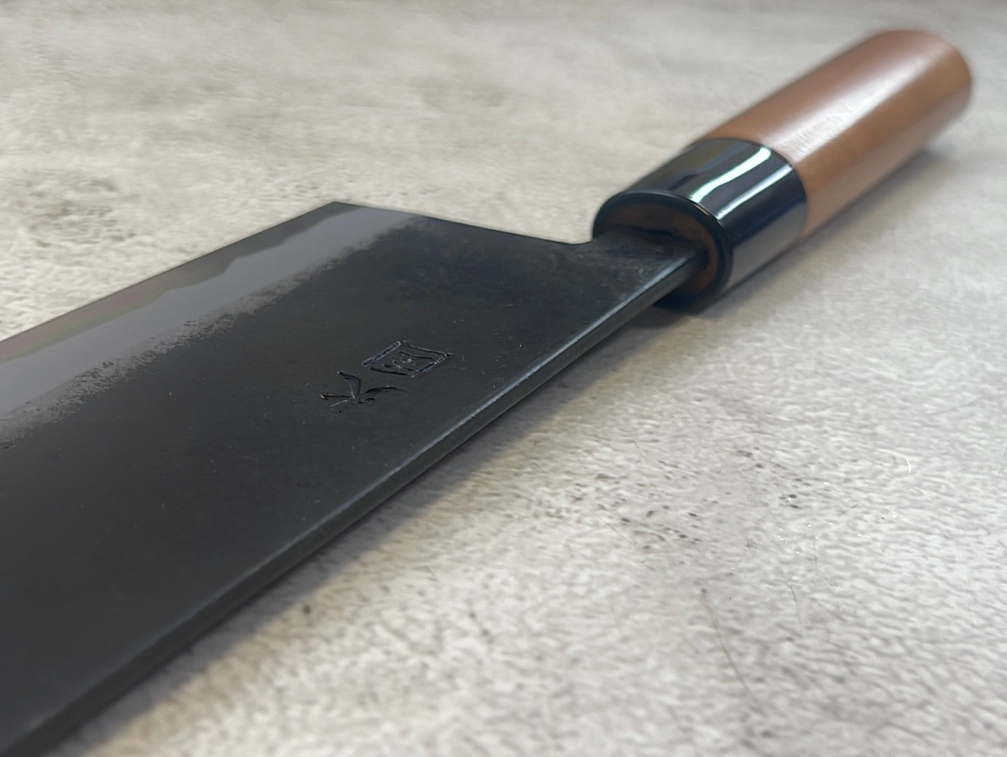 Hinokuni Shirogami #1 Nakiri Knife 240mm Cherry Wood Handle - Made in Japan 🇯🇵