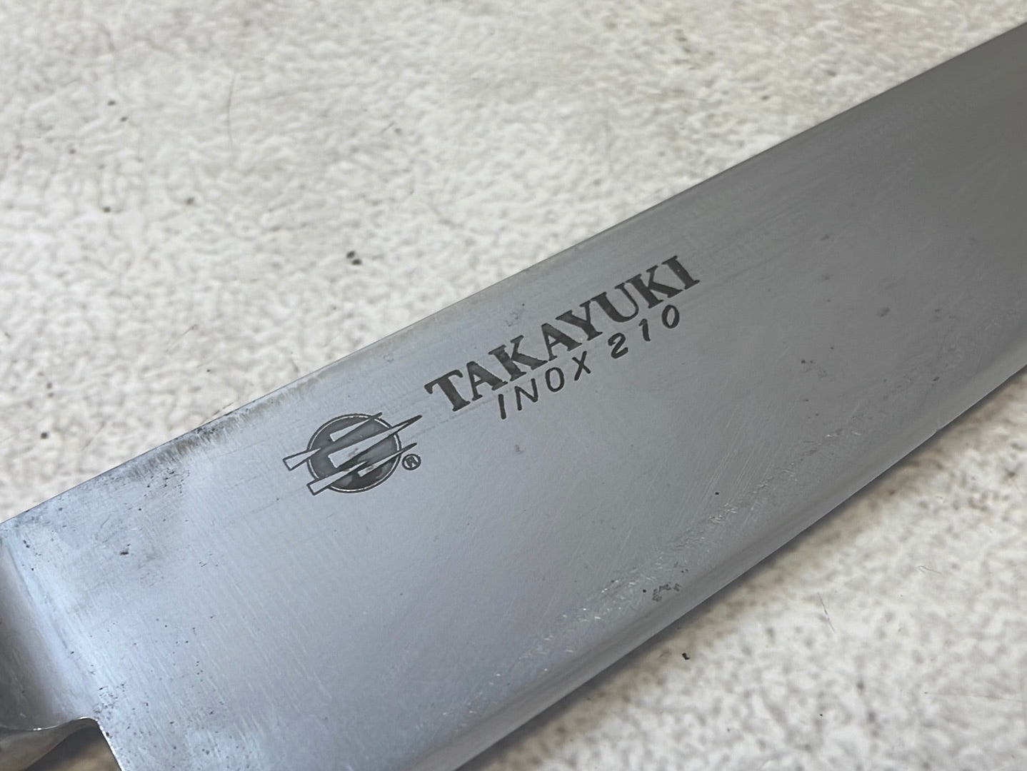 Vintage Japanese Takayuki Gyuto Knife 210mm Made in Japan 🇯🇵 1103
