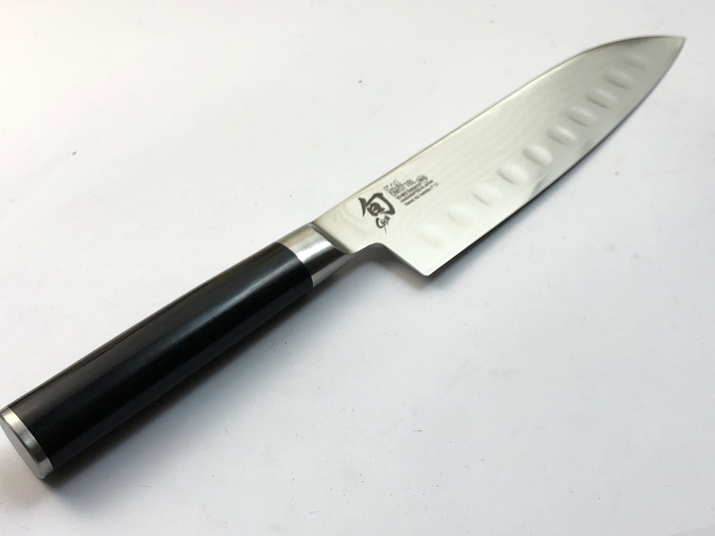 Shun Classic Scalloped Santoku Knife Left Handed 17.8cm