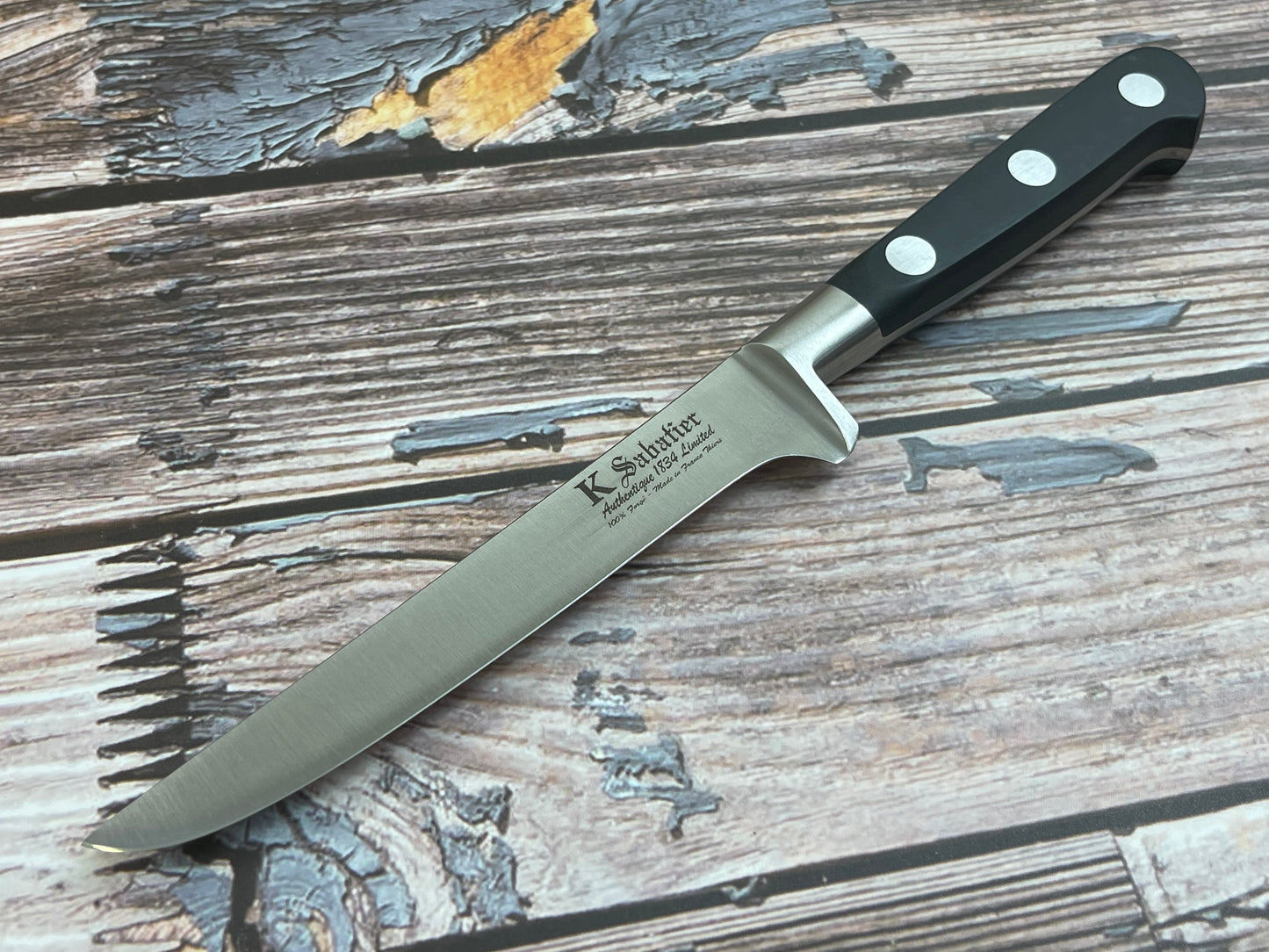 K Sabatier Limited Edition 1834 Authentique Boning Knife 127mm - HIGH CARBON STEEL Made In France