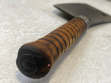 Load image into Gallery viewer, Vintage J. Vetler NY 174 Allen St. Butcher Cleaver Knife 180mm Carbon Steel Made in USA 🇺🇸 957